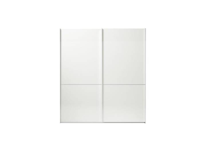 Musterring Imola Schwebetürenschrank mit 2 Glastüren - optional mit Zubehör - Dekor weiß - 197 - Komfort Modell Modern, Zeitlos