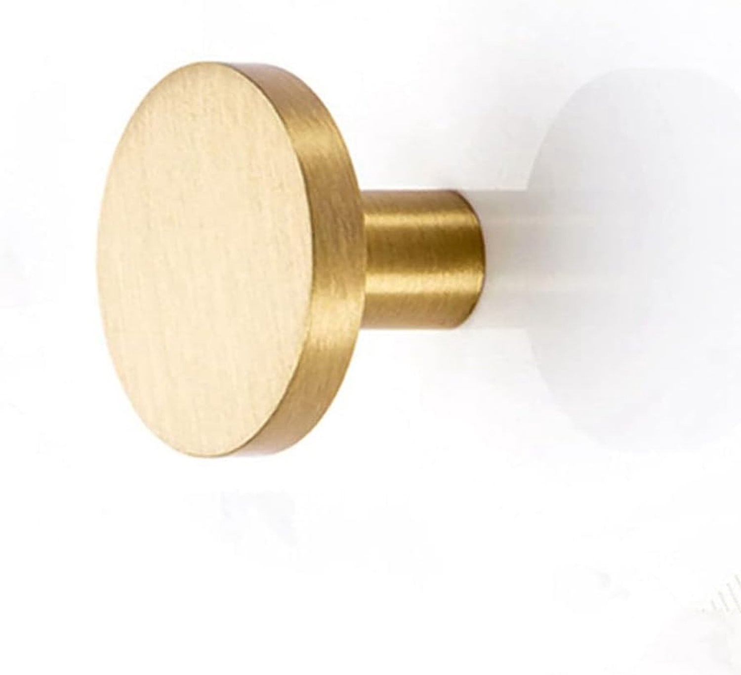 Set van 4 decoratieve messing wandkapstokken voor kleding, handdoeken en sleutels