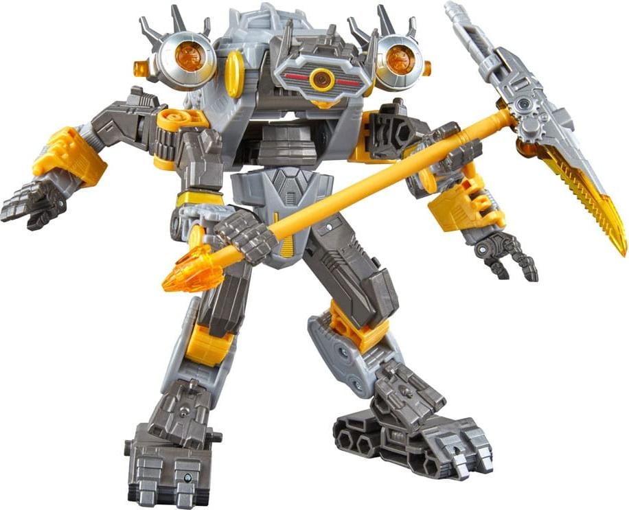 Hasbro Transformers Age of the Primes Voyager Class: The Thirteen Amalgamous Prime, Grijs en Geel