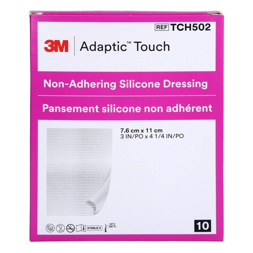 Docpharm GmbH Adaptic Touch 7,6x11 Cm Nichthaft.sil.wundauflage 18799937