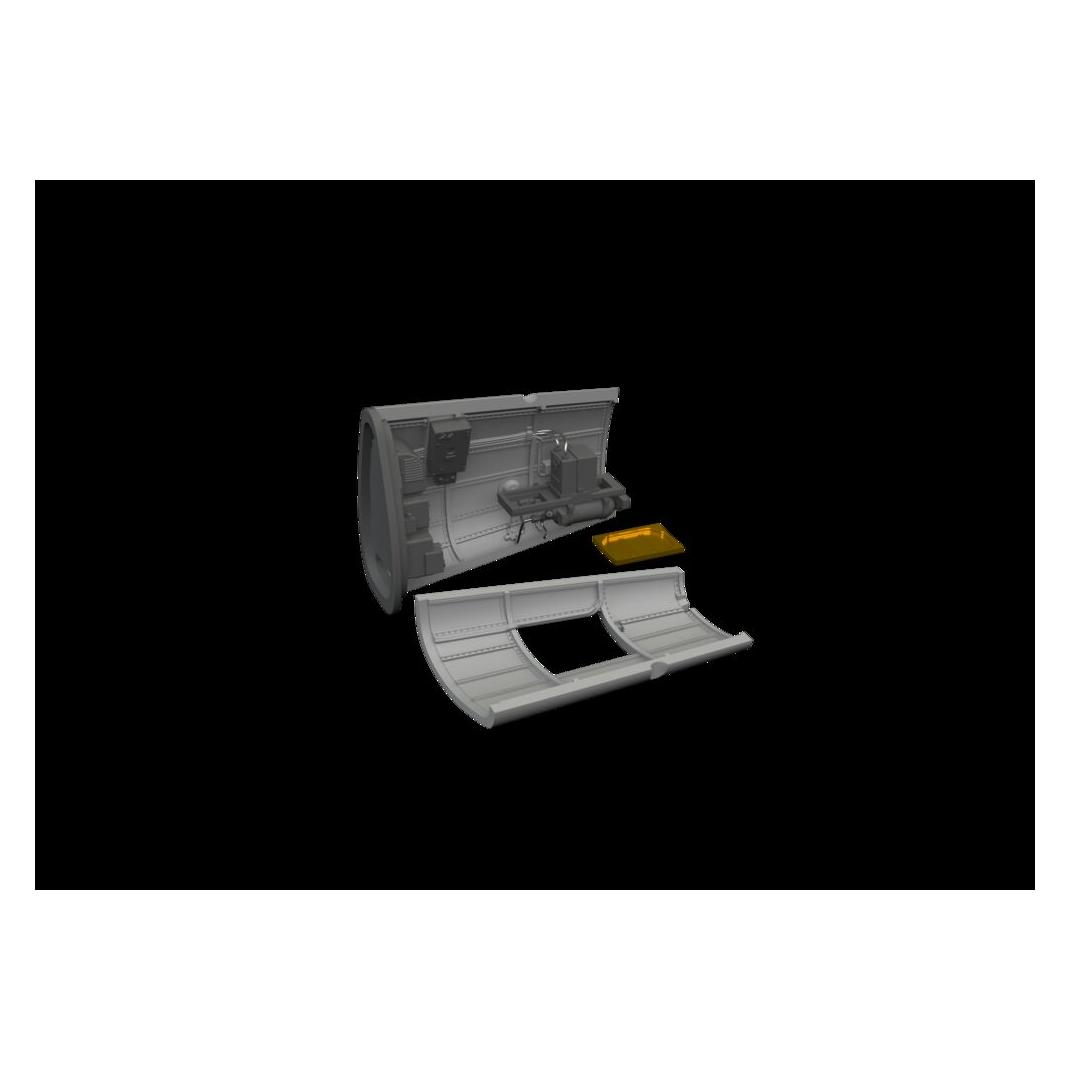 Eduard Bf 109G radio compartment PRINT 1/72 (672344)