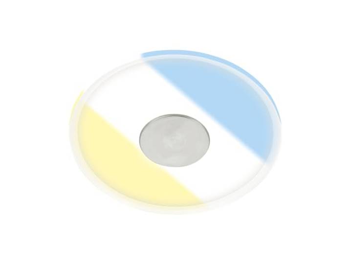 BRILONER - Spot LED à encastrer 230V\, salle de bain IP44\, plafonnier\, 1x spot LED\, 6W\, 640lm\, blanc chaud\, neutre\, froid\, aluminium\, 12cm x 3.6cm