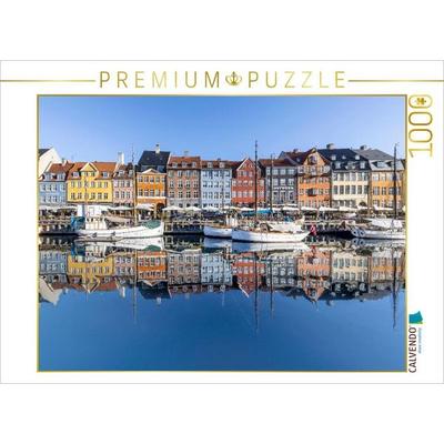 CALVENDO Puzzle Morgentliche Stille am Nyhavn in Kopenhagen | 1000 Teile Lege-Größe 64 × 48 cm Foto-Puzzle für glückliche Stunden