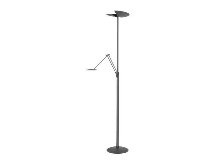 HighLight LED Deckenfluter Sapporo, dimmbar, schwarz, für Wohn- / Esszimmer, Metall, Modern, Leselampe