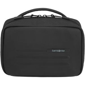 Samsonite Kulturbeutel Stackd Weekender, 2,5 Liter, Breite 22cm, rPET / Kunstleder, schwarz
