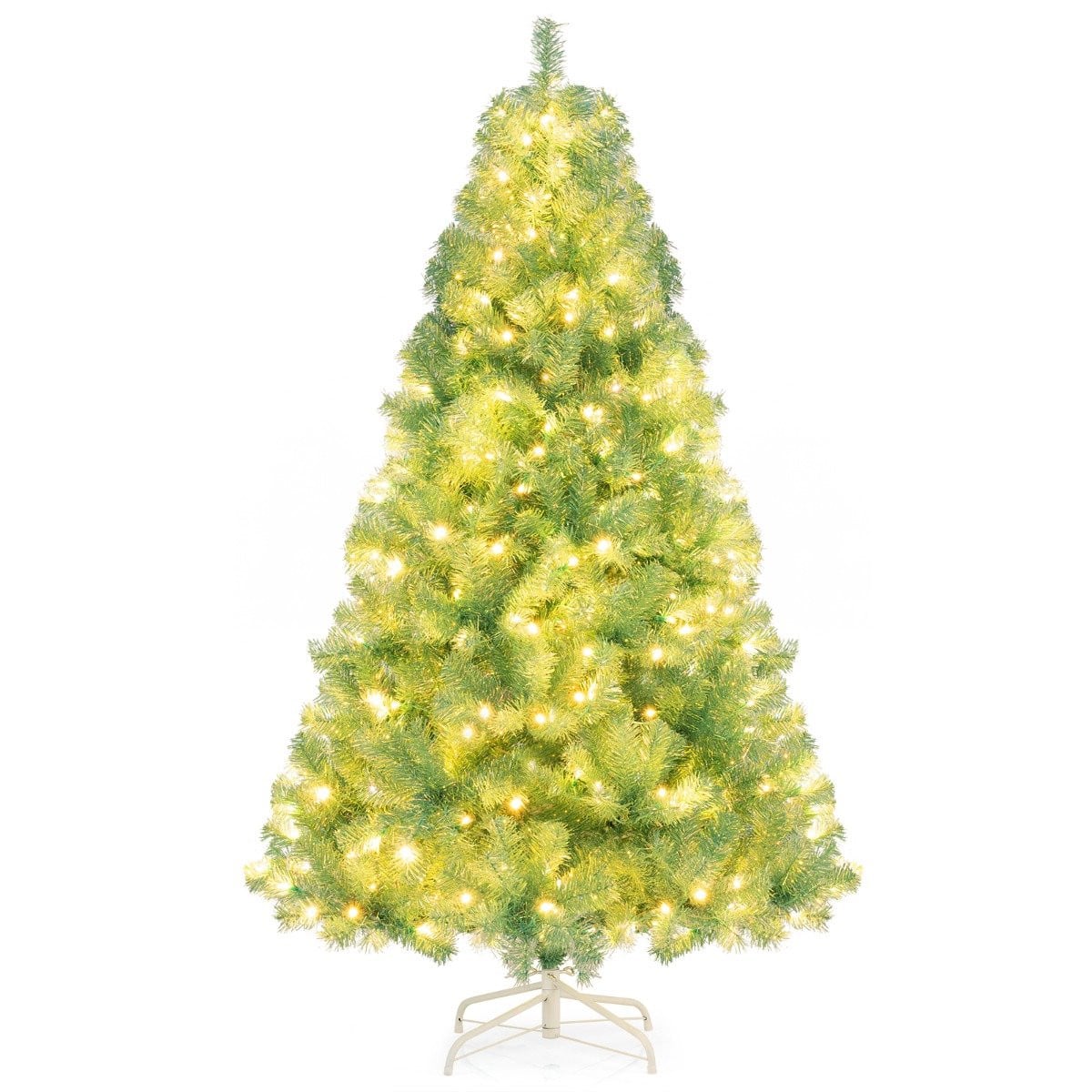 SureDeal Kunstkerstboom met warmwitte LED-verlichting, Groen