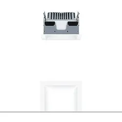 Zumtobel 60818217 LED Decken-Einbauleuchte P-INF Q140H 1800-940 LDO WH WH