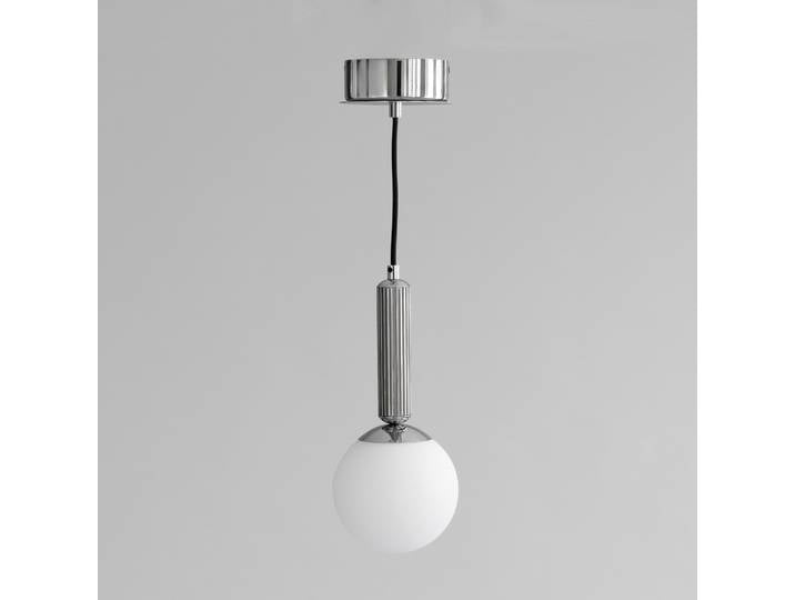 No.2 Suspension, chrome, verre, E14, à intensité variable - 101 Copenhagen - Salon / séjour - Design - Aluminium - Avec abat-jour