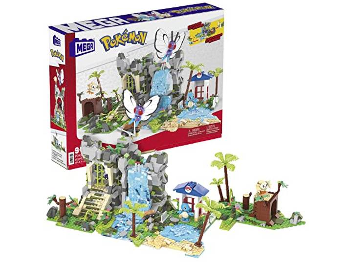MEGA Pokémon Ultieme jungle-expeditie met 1347 compatibele stenen en onderdelen die gekoppeld kunnen worden met andere werelden, speelgoedset voor kinderen vanaf 9 jaar, HHN61