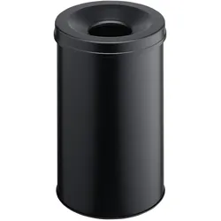 Durable Papierkorb SAFE 30L rund 1 ST 330601, Abfalleimer, Schwarz