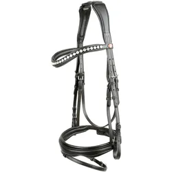 Kieffer Trensenzaum Ultrasoft Gaya - schwarz - Vollblut