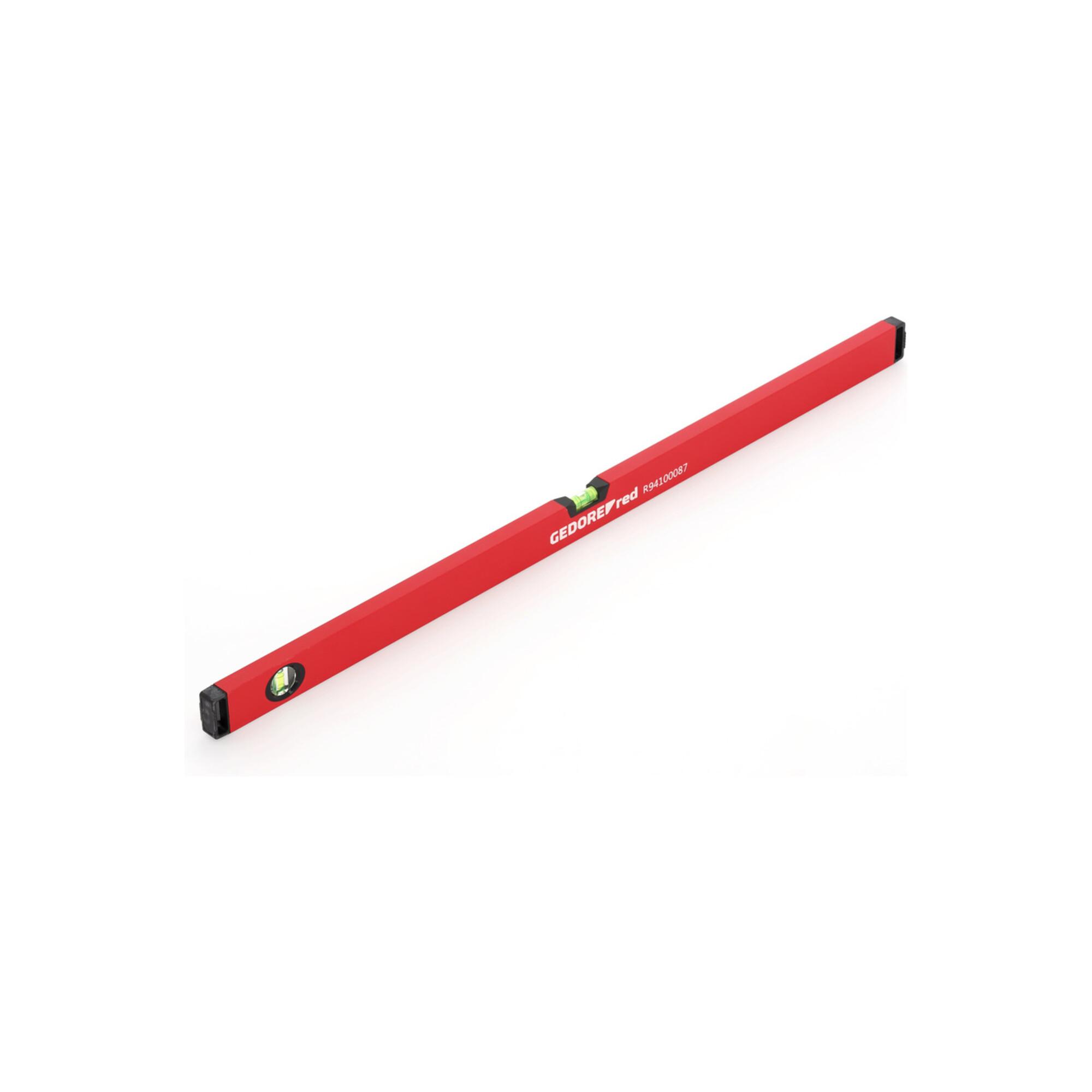 Gedore red Wasserwaage, 1000 mm lang, mit Vertikal- und Horizontal-Libelle, Messgenauigkeit +/- 0,5 mm/m, R94100087 (3301423)