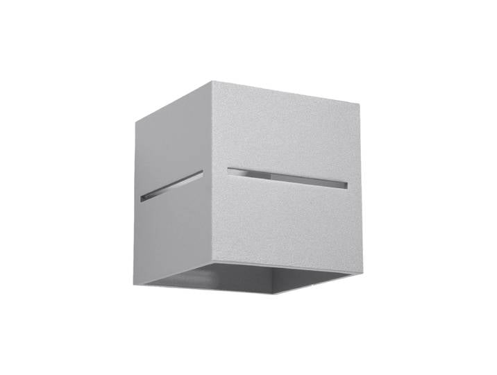 Design Wandlampe „Lobo“ Grau Sollux Lighting