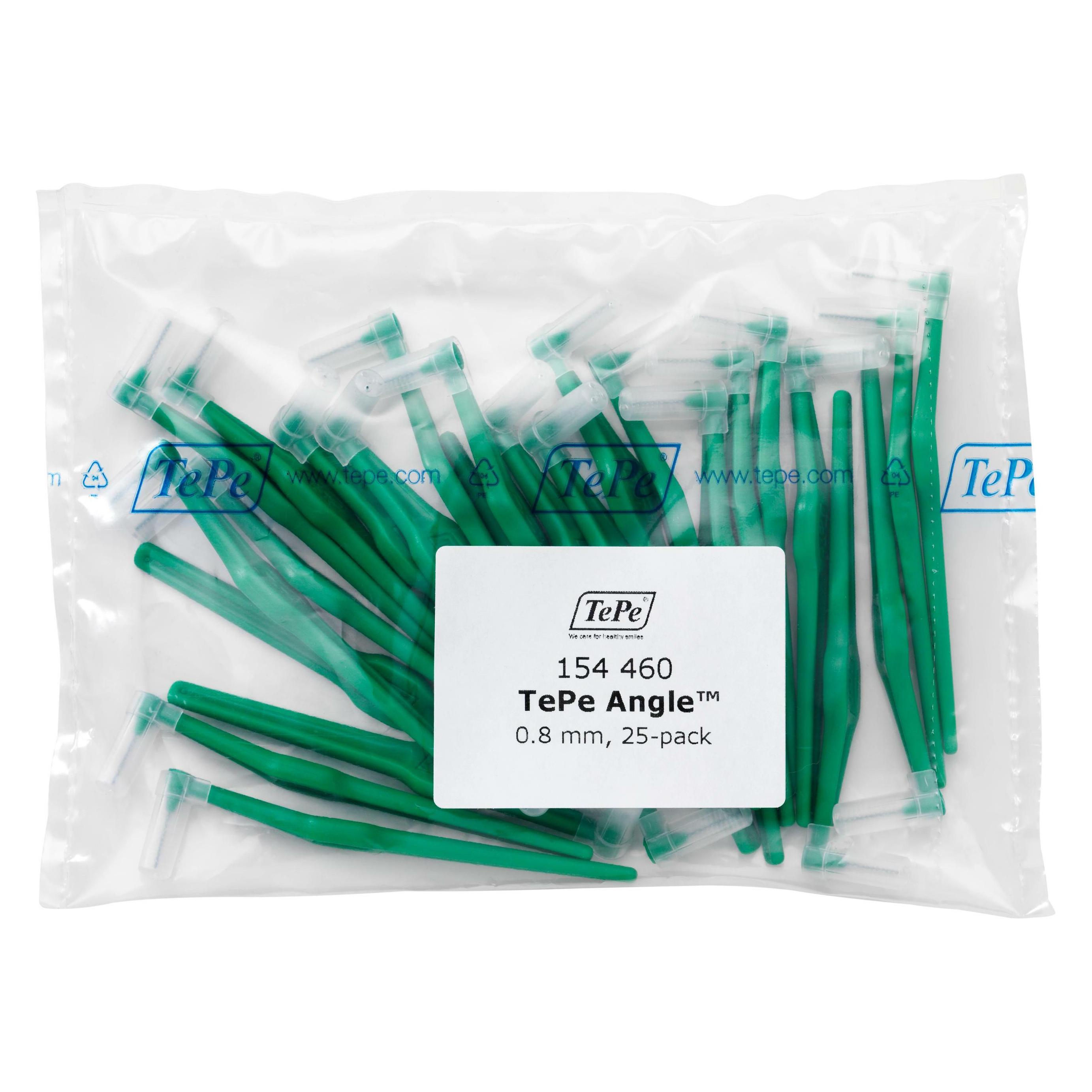 TePe Angle Interdentalbürste MULTIPACK grün (25x, 0.80 mm) (154460)