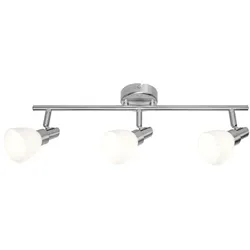 OSRAM 3-flammiger LED Decken Strahler mit satiniertem Glas inkl. sparsamer LED-Leuchtmittel
