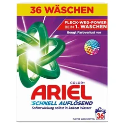 ARIEL Pulverwaschmittel »Color+« 1.8 kg - 36 WL weiß
