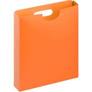 Pagna Heftbox 21005-09, aus Kunststoff, A4, 5 cm Füllhöhe, orange, Öffnung oben