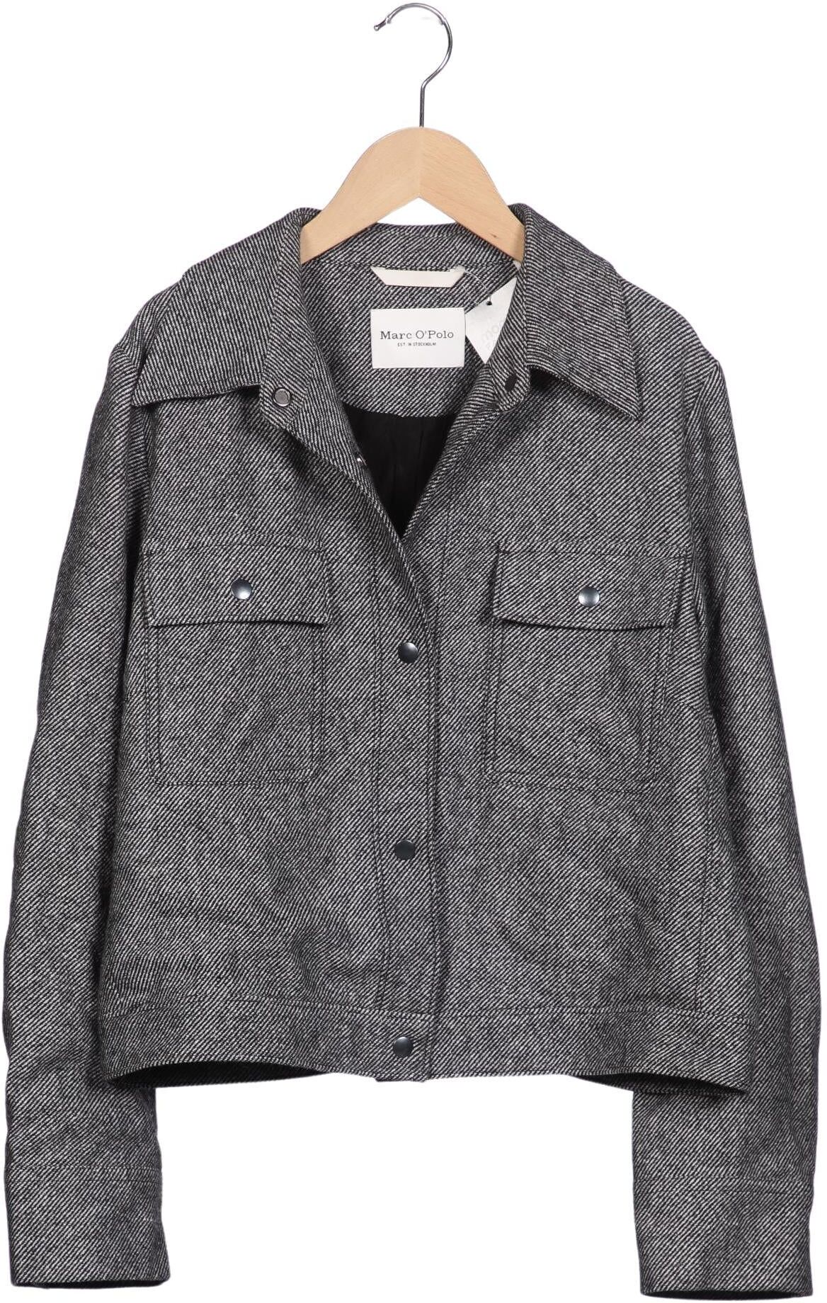 Marc O' Polo Jacke, Grau, Gr. EU 42, Wolle / Synthetik / Baumwolle / Viskose / Seide - Second Hand