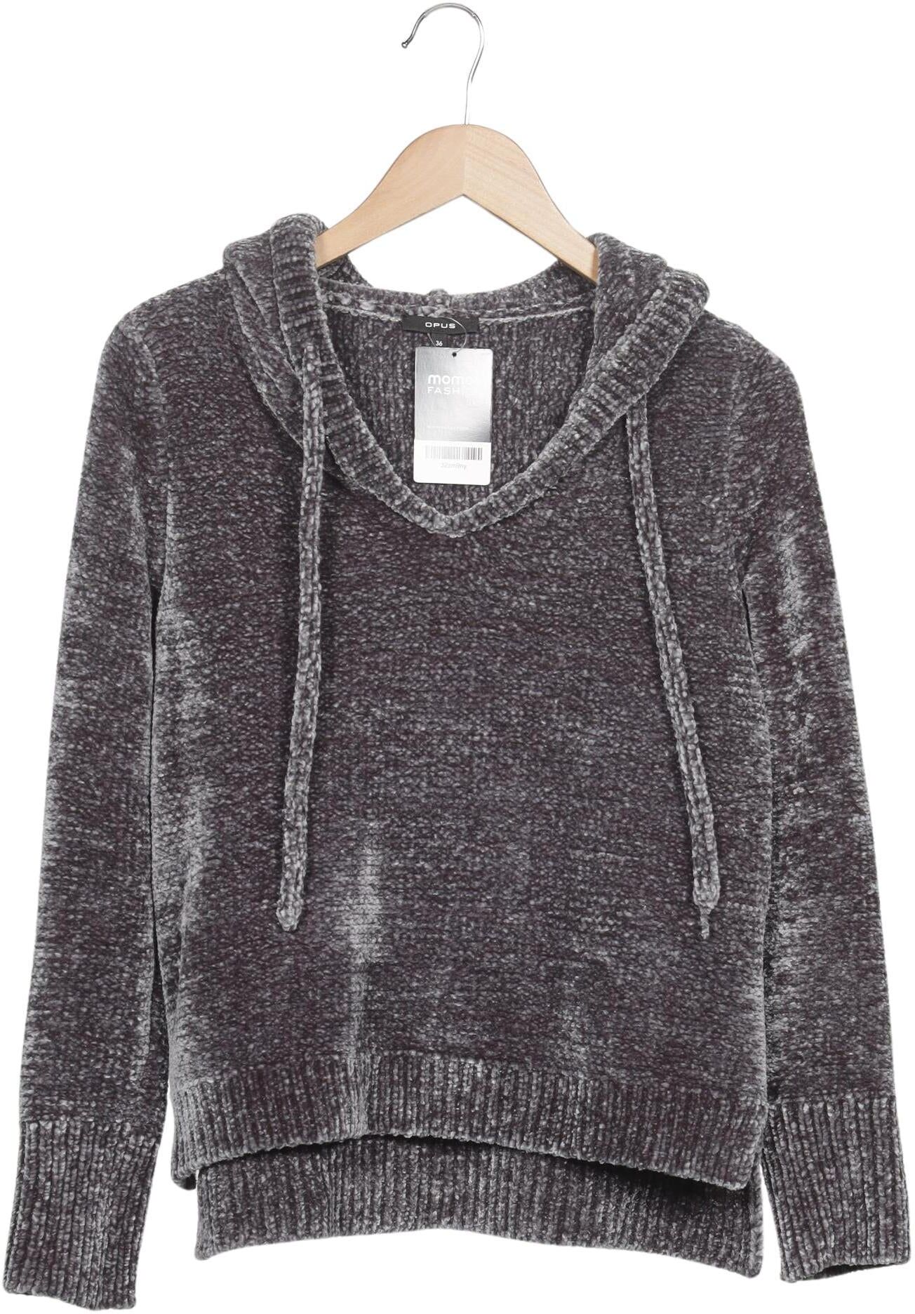 Opus Damen Pullover, Grau, Gr. EU 36, Synthetik - Second Hand