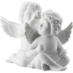 Classic Kleine Figur groß Engelpaar mit Blumen