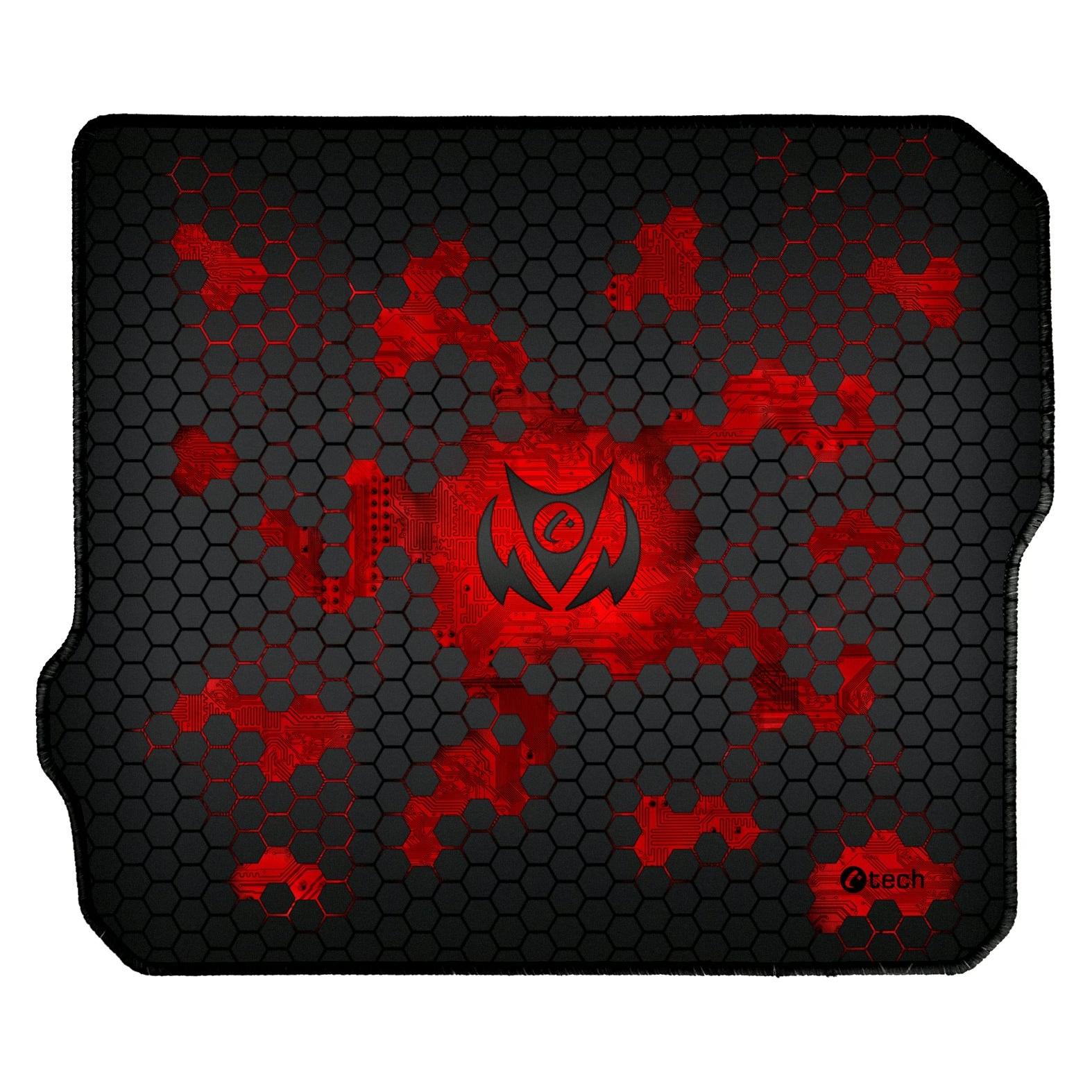C-Tech Anthea Cyber Gaming mouse pad Black, Red (M) (PODCT2503)