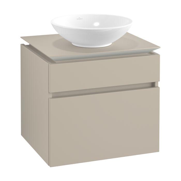Villeroy & Boch Legato Waschtischunterschrank B56800VK 60x55x50cm, Soft Grey