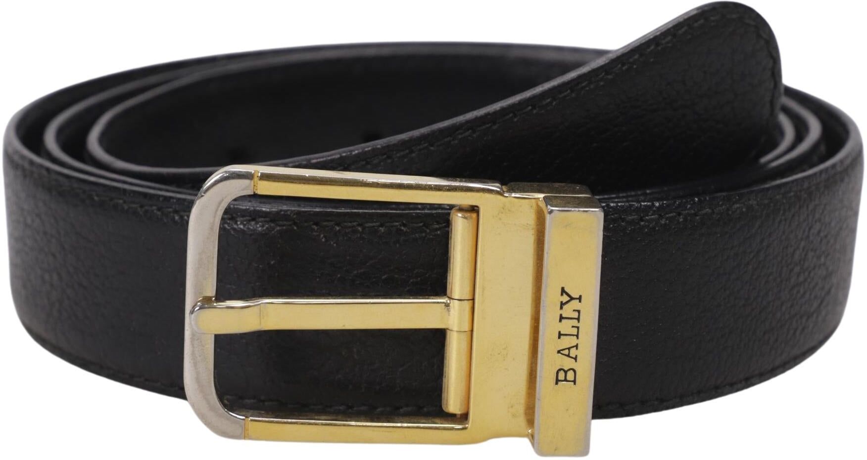 Bally Herren Gürtel, Schwarz, Gr. 95, kein / Etikett - Second Hand