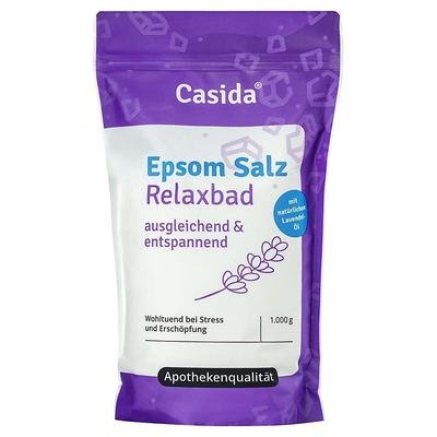 Epsom Salz Relaxbad mit Lavendel 1 kg Badesalz