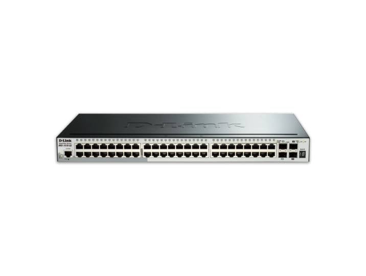 D-Link DGS-1510-52X, Géré, L3, Gigabit Ethernet (10/100/1000), Full duplex, Grille de montage, 1U