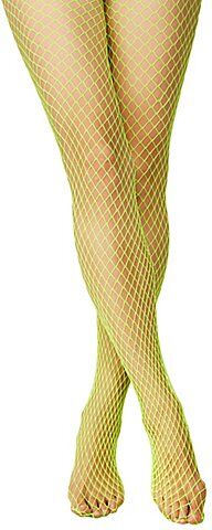 Netzstrumpfhose, feinmaschig, neongrün