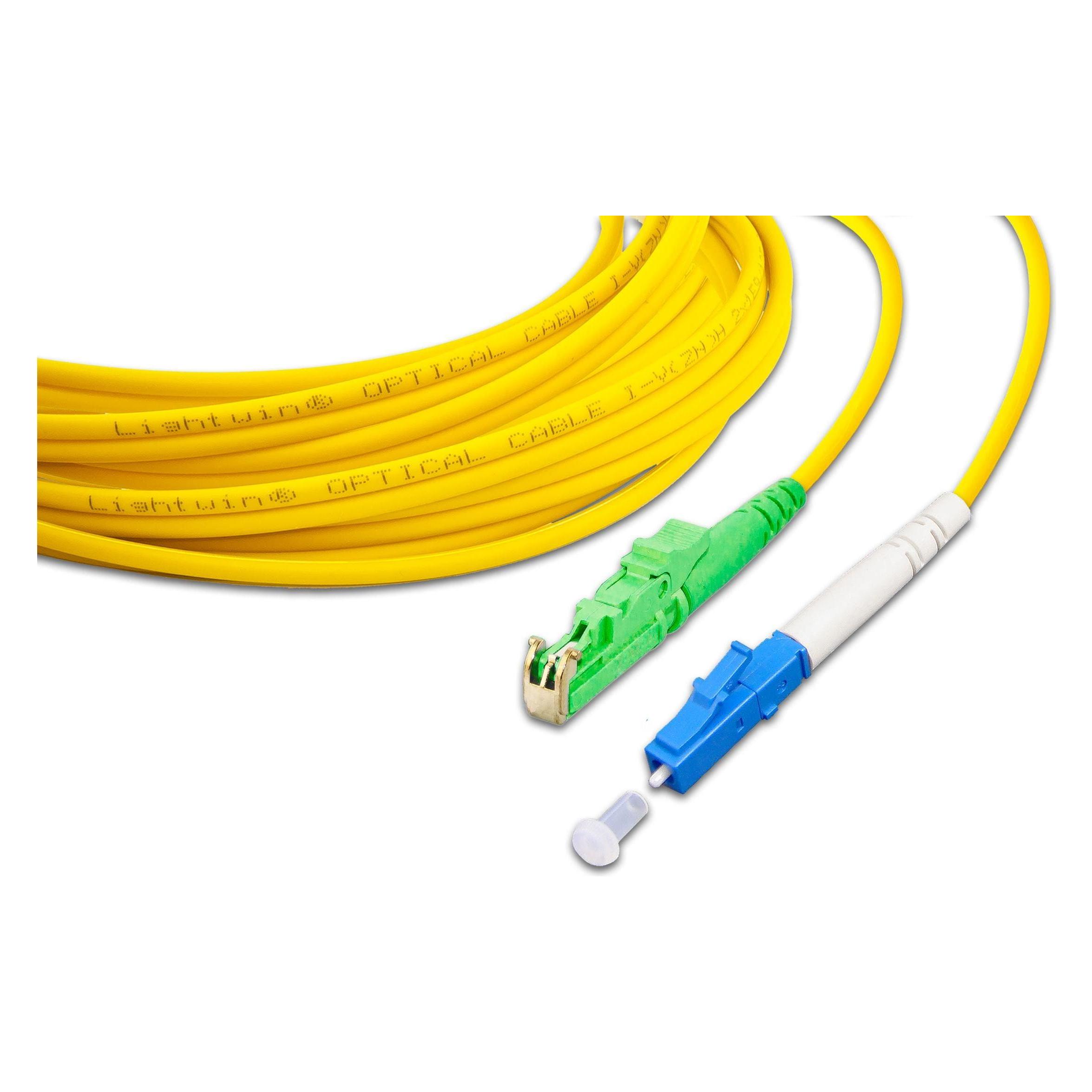Lightwin LWL-Patchkabel LSH/APC-LC, Singlemode, Simplex, 10m (10 m) (LSP-09 LSH APC-LC 10.0)