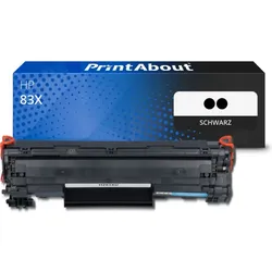 Toner kompatibel mit HP 83X (CF283XD) - 2x Schwarz - Hohe Kapazität - Multipack