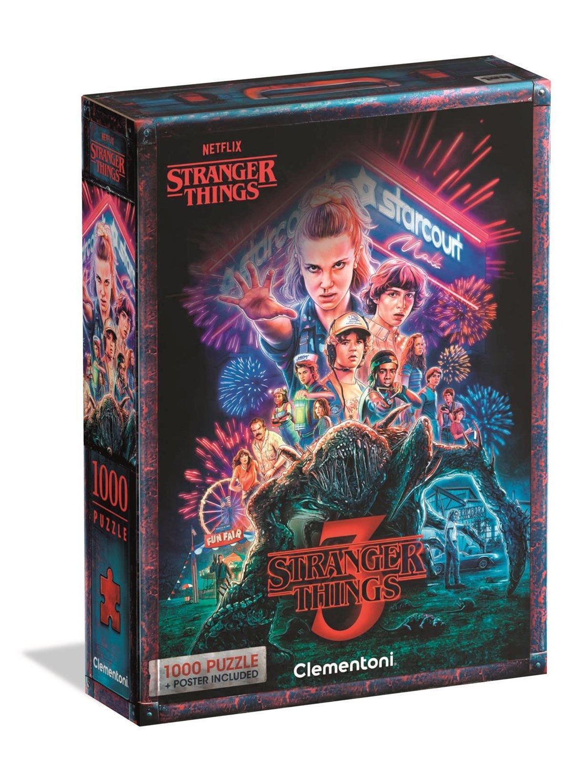 Clementoni Stranger Things - Season 3 Jigsaw Puzzle 1.000 pieces 2D Puzzles