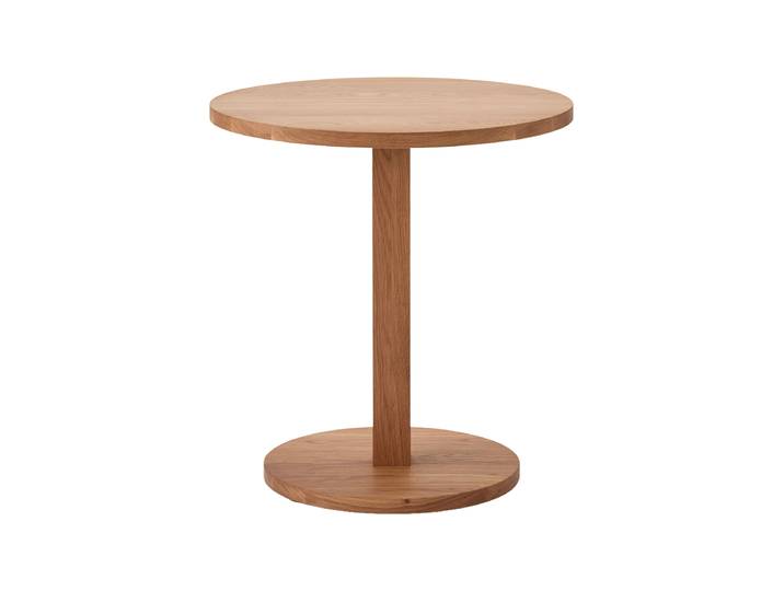 Designer Massivholz Bistrotisch „Atlas“ Eiche Natural geölt NEW WORKS