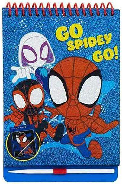 Artesania Cerda Spiderman Creatieve Set: Scratchboek met krabbelplezier en tekenmogelijkheden