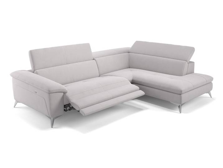 Stoff Eckcouch STELLA mit Relaxfunktion Polsterecke
