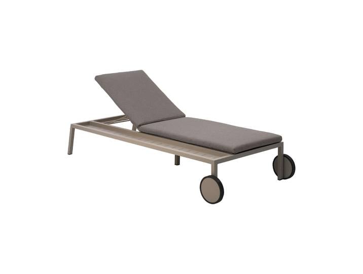 Brafab Chaise longue Samvaro 218x92 cm Khaki-soft dawn