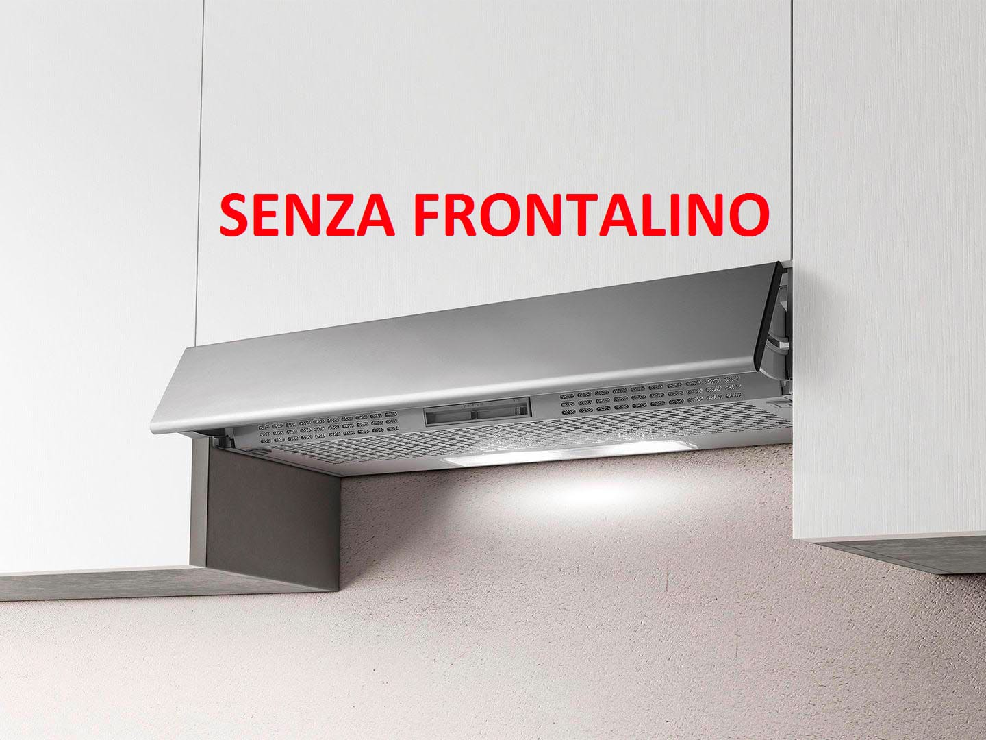 elica Prf0154623a Cappa Cucina Filtrante Sottopensile Da Incasso Larghezza 60 Cm Senza Frontalino Con Comandi A Destra Colore Silver - Prf0154623 Estraibile Gr/f/60 Estraibile Std