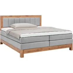 Boxspringbett Carolina Eiche/Grau ca. 180x200cm