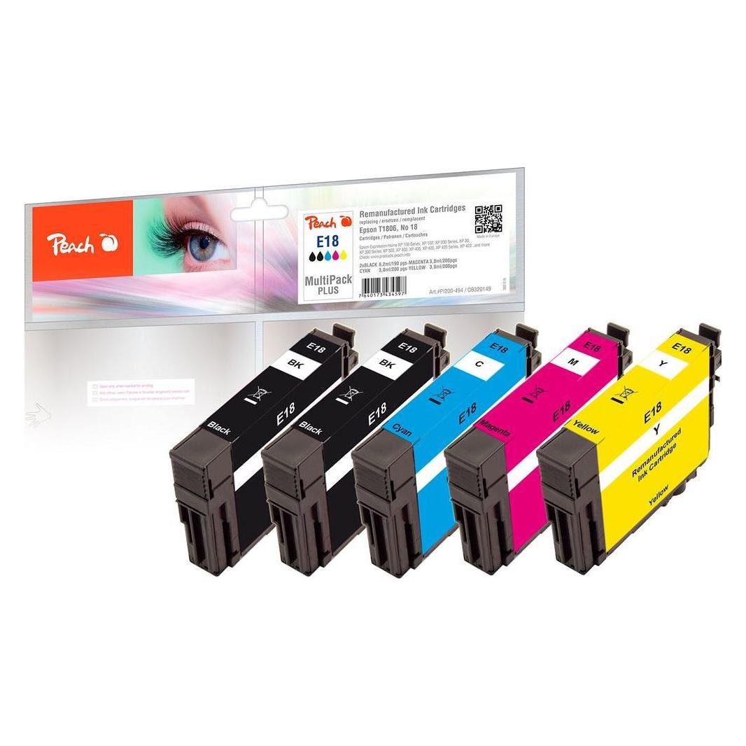 Peach Tinte Epson 18 MultiPack+ (C, M, Y) (0F320149)