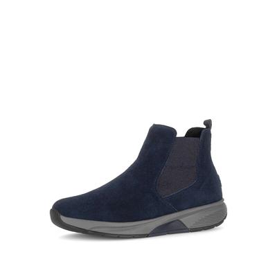 Chelseaboots GABOR "Chelsea Boot", Damen, Gr. 36, blau, Schuhe Chelseaboots
