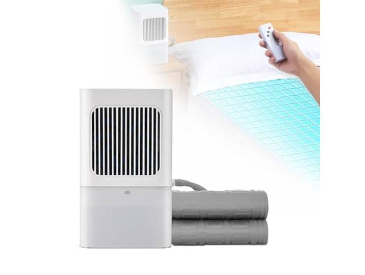 PEIKVOUL Wasserkühlende Matratzenauflage mit Fernbedienung, 3-stufige Temperaturregelung, für Einzel- oder Doppelbett, ideal bei Nachtschweiß und für Hitzeschläfer,Single Bed