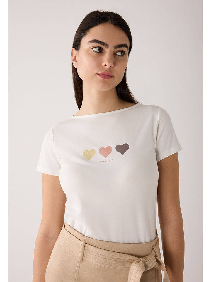 More & More Shirt in Weiß - 34