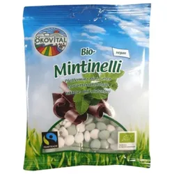 Mintinelli - Pfefferminz Mini Linsen & Zartbitterschokolade 90g