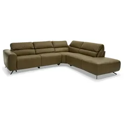 Musterring Ecksofa MR 260 Leder Moos 271 x 248 cm