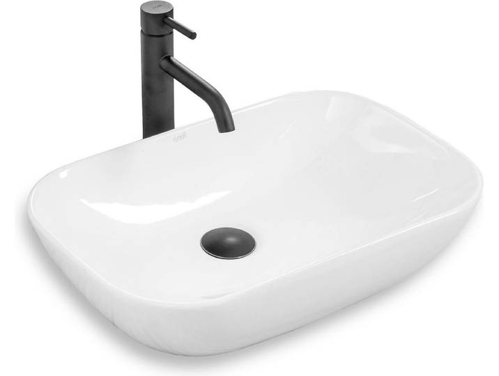 Rea Claudia Opzetwastafel Wit 51x34 cm