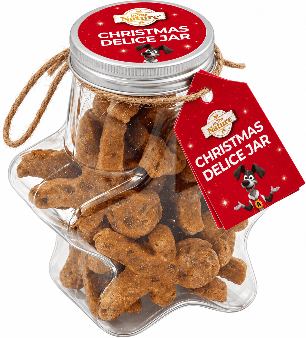 Barattolo Biscotti di Natale per Cane In The Nature 1PZ