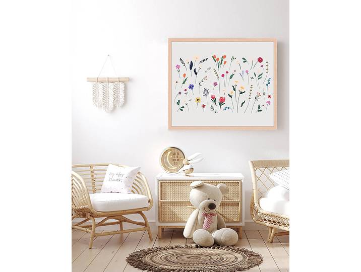 Bild Soft Flower Mix 53 x 63cm Multicolor
