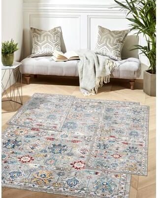 Paris Washable Rug Set 3pc by BrylaneHome in Multi