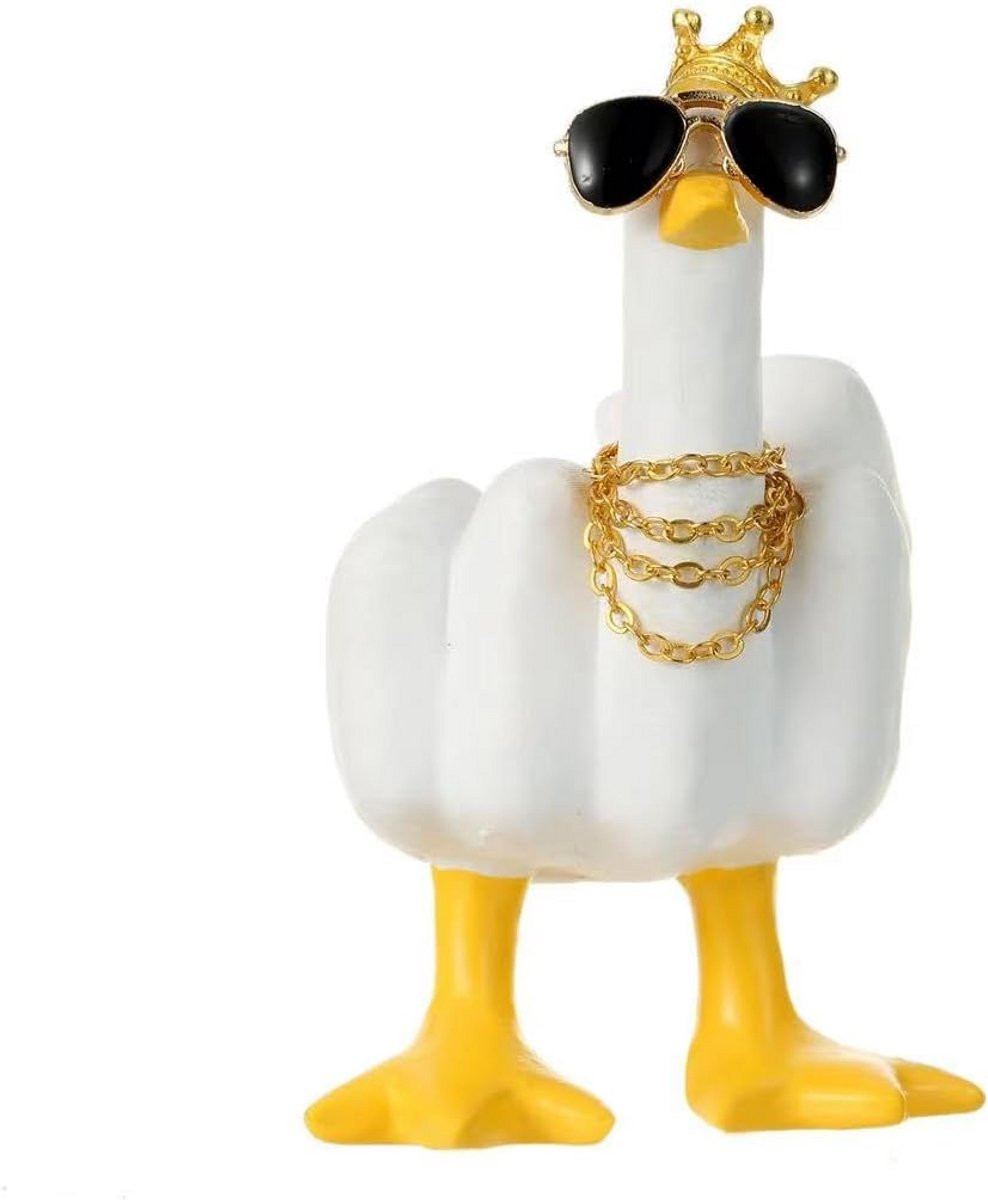 Grappige Eend Mini Formaat - Uniek Auto Ornament voor Thuis en Kantoor Decoratie